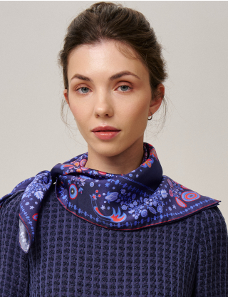 Картинка Шовкова хустина «Слобожанщина. Безкрає небо»